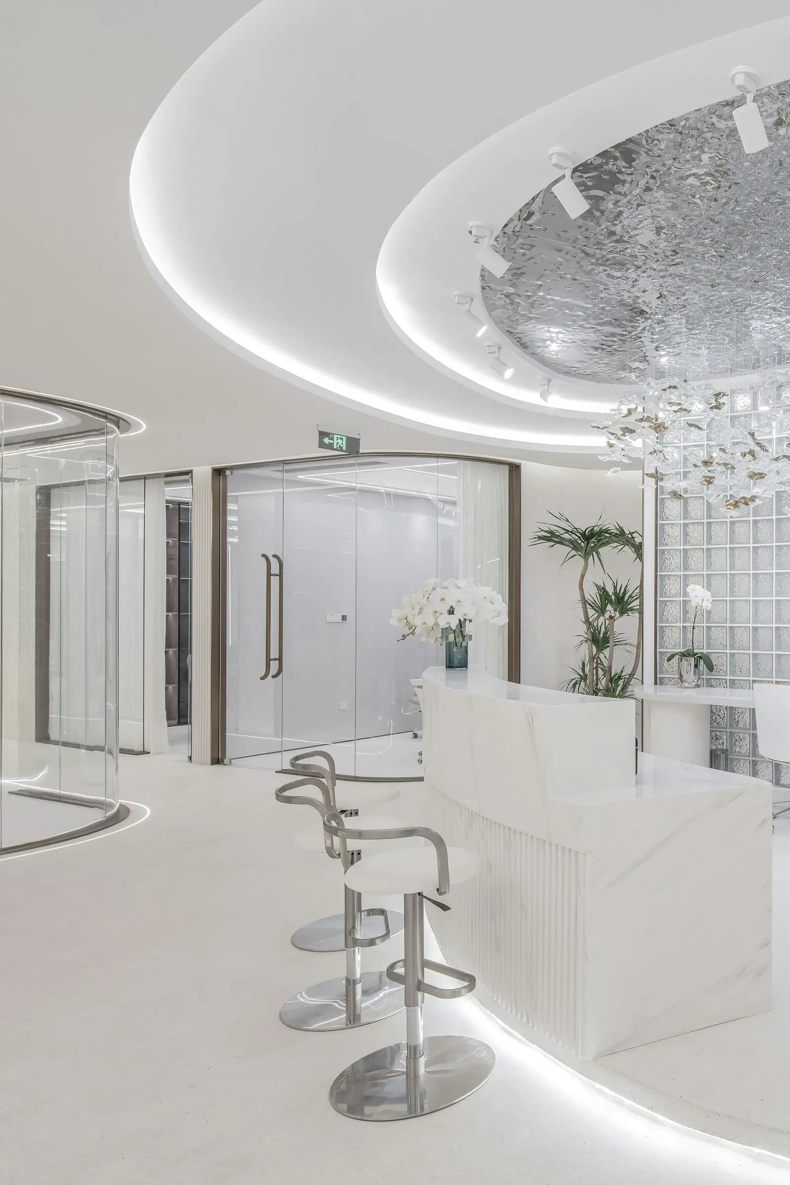 Bright, modern clinic reception